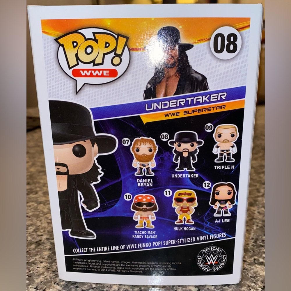 WWE Undertaker Funko Pop 08 - Picture 3 of 6